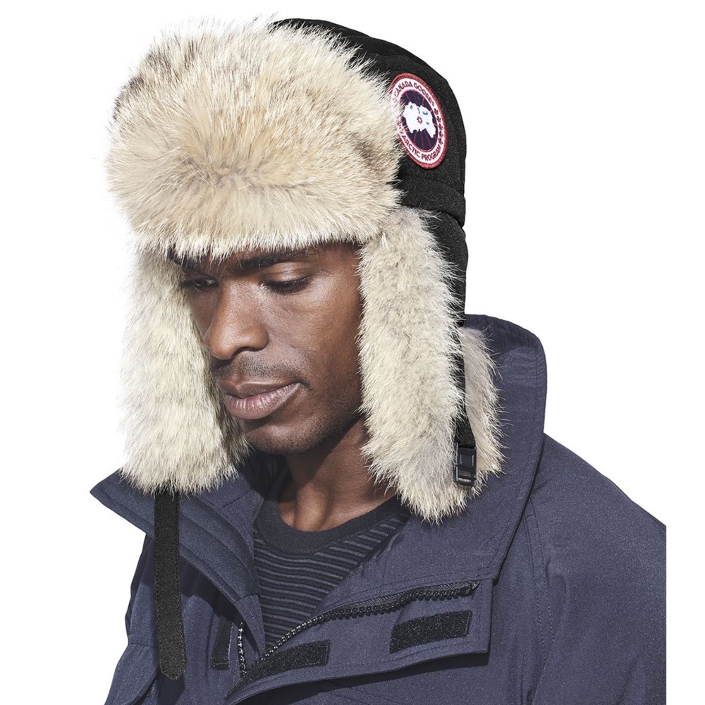 Canada Goose Aviator Hat- Black
